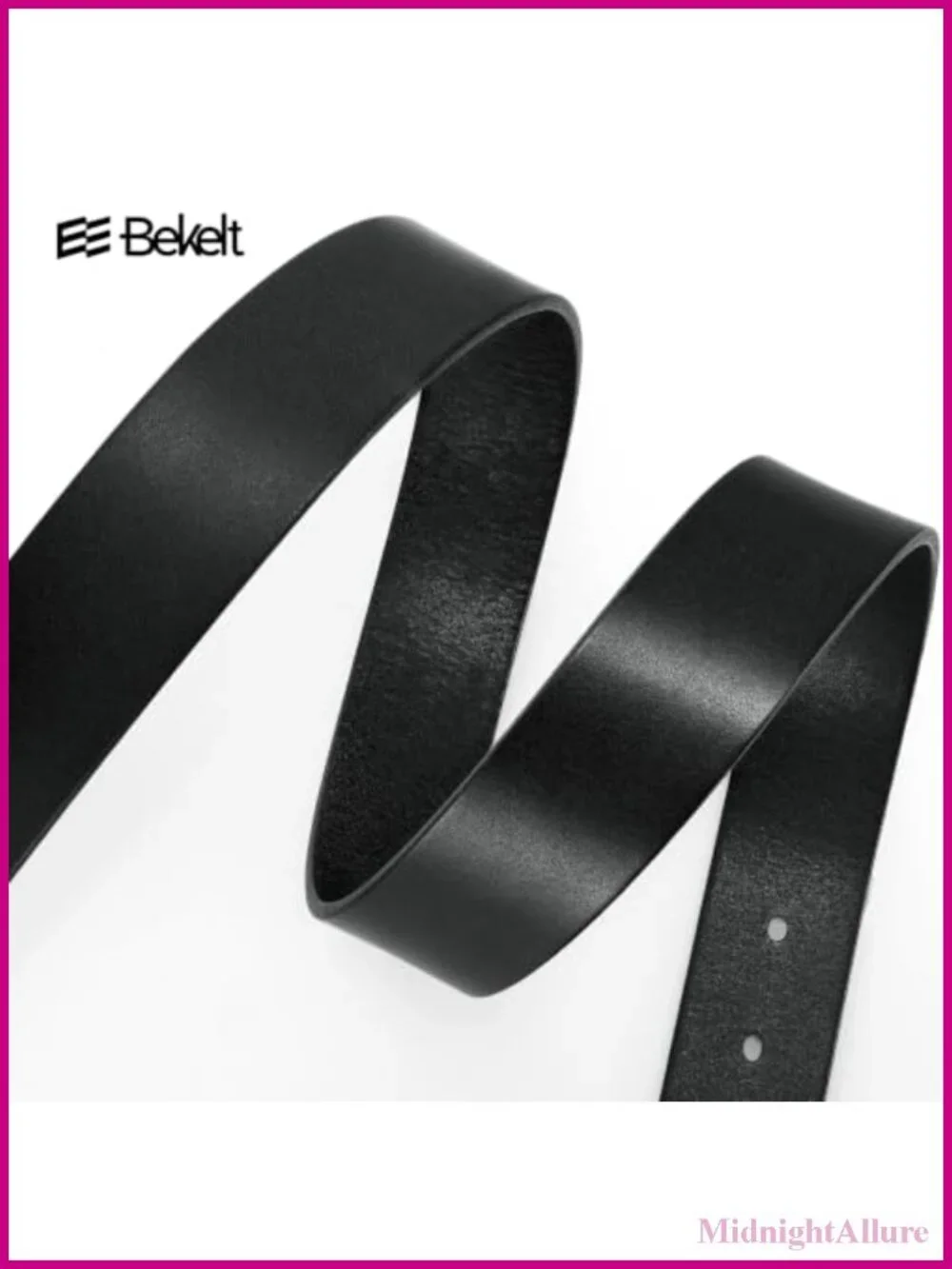 Full Grain Genuine Leather Belt Casual Waist Belt Pin Buckle